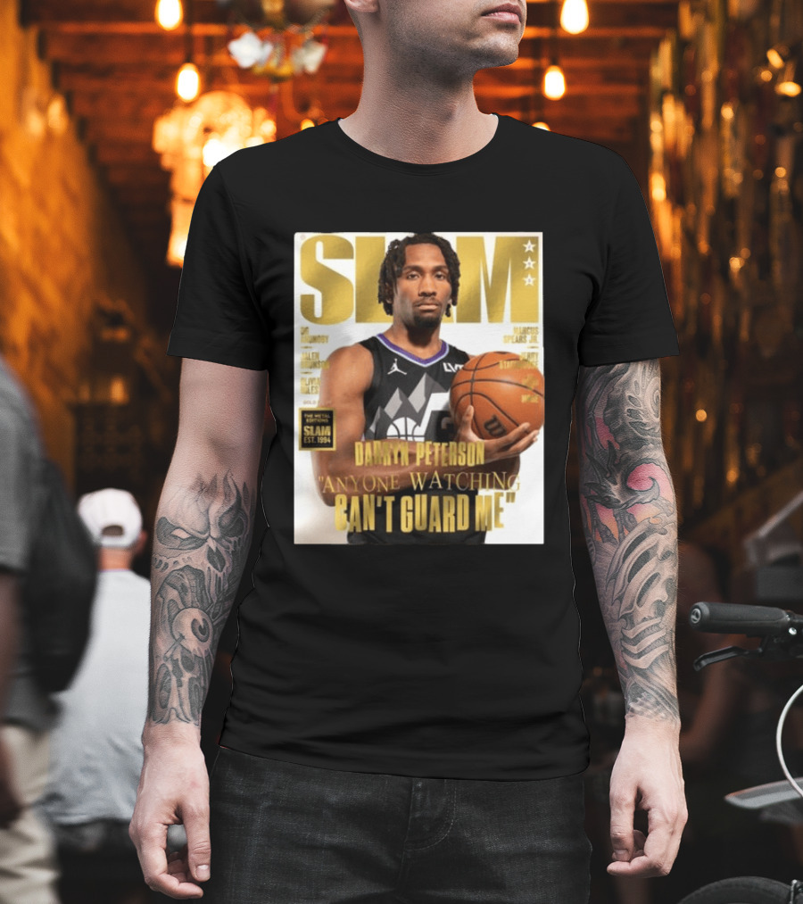 SLAM Gold Darryn Peterson Anyone Ing Can't Guard Me T-Shirt