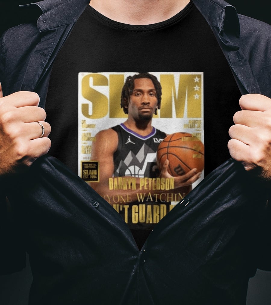 SLAM Gold Darryn Peterson Anyone Ing Can't Guard Me T-Shirt