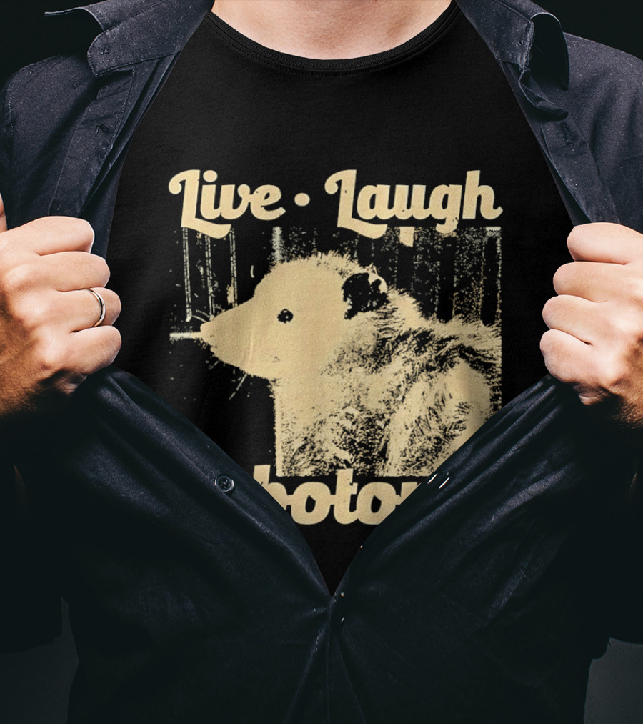 Live Laugh Lobotomy Rat And Brain Surgery Humor T-Shirt