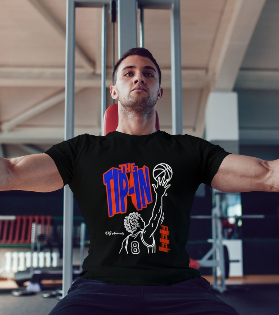 The Tip In OG Anunoby New York Knicks 2026 NBA Champs Basketball Player 8 T-Shirt