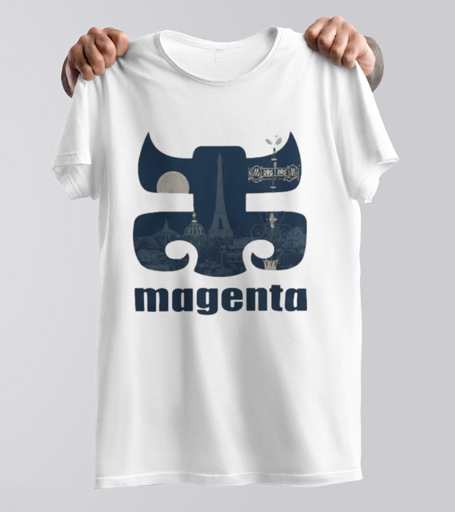 No Comply Magenta Skateboards Ipath Magentpath Paris Eiffel Tower Landmark Collaboration T-Shirt