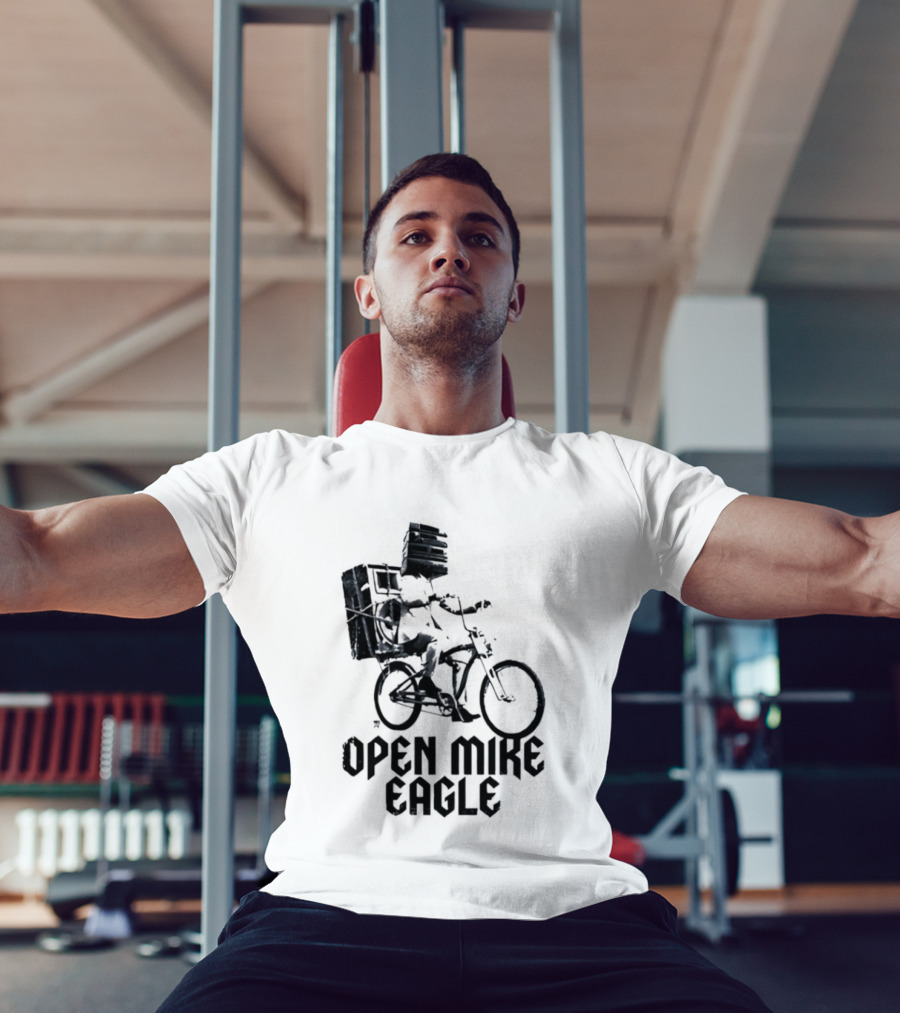 Open Mike Eagle Bicycle Art Hip Hop Alternative Rap T-Shirt