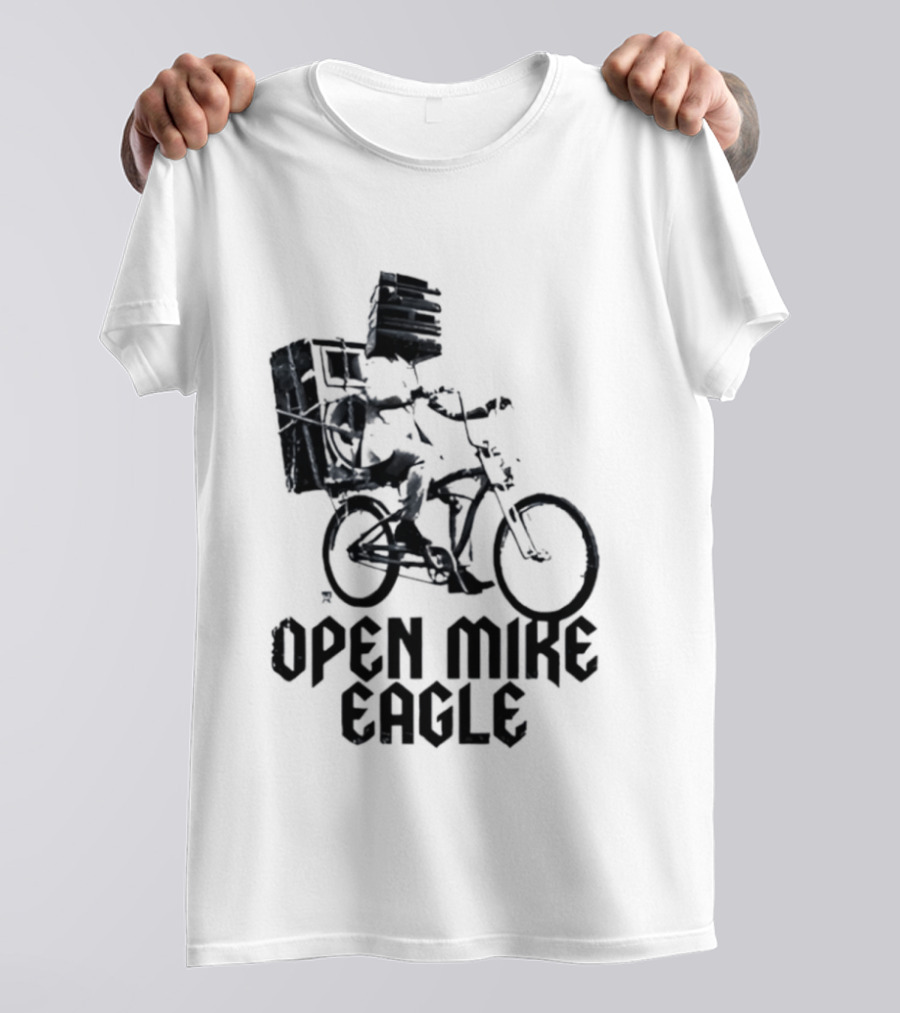 Open Mike Eagle Bicycle Art Hip Hop Alternative Rap T-Shirt