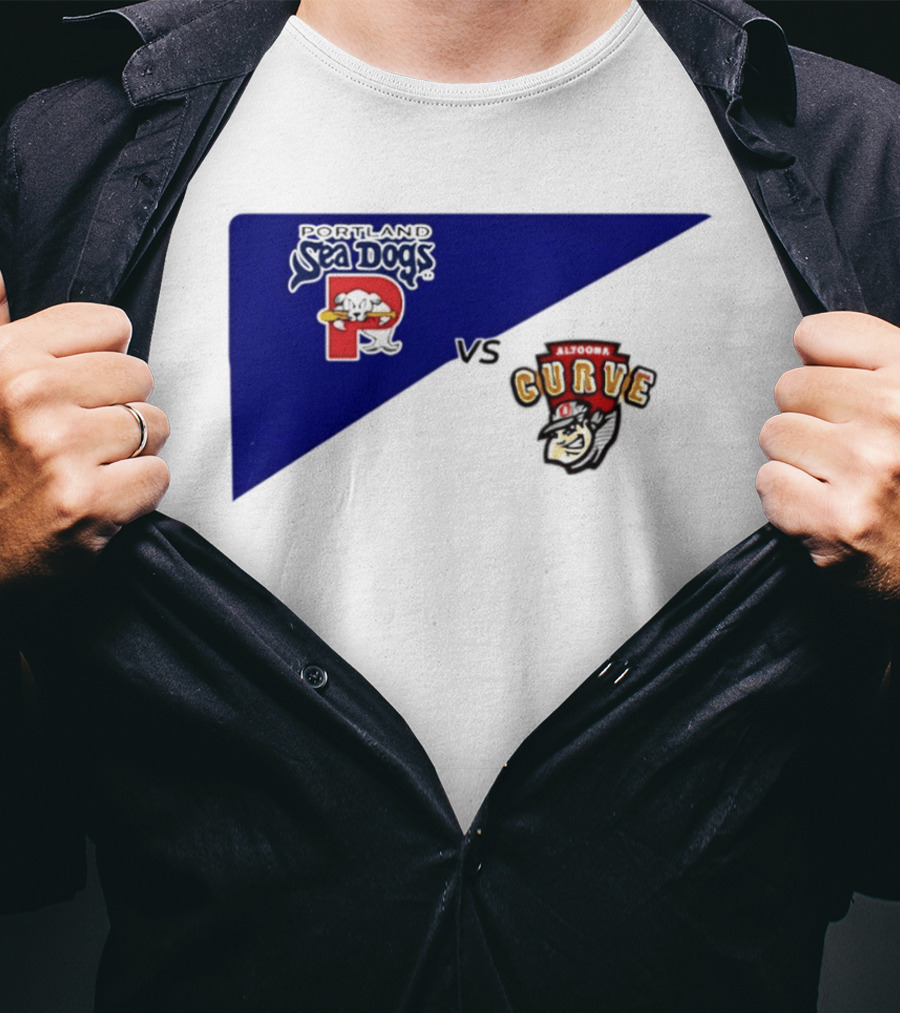 Portland Sea Dogs Altoona Curve Baseball Matchup 2026 T-Shirt