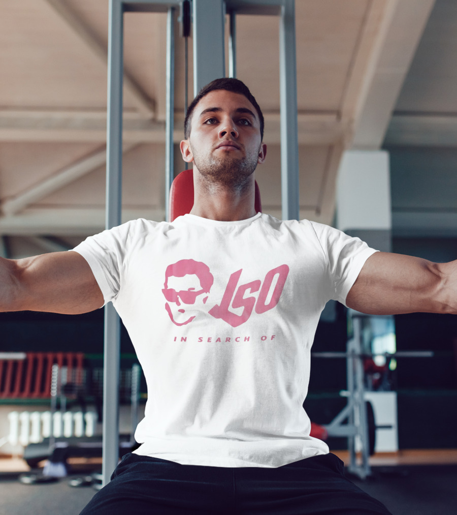 ISO In Search Of Stylized Sunglasses Portrait In Pink T-Shirt