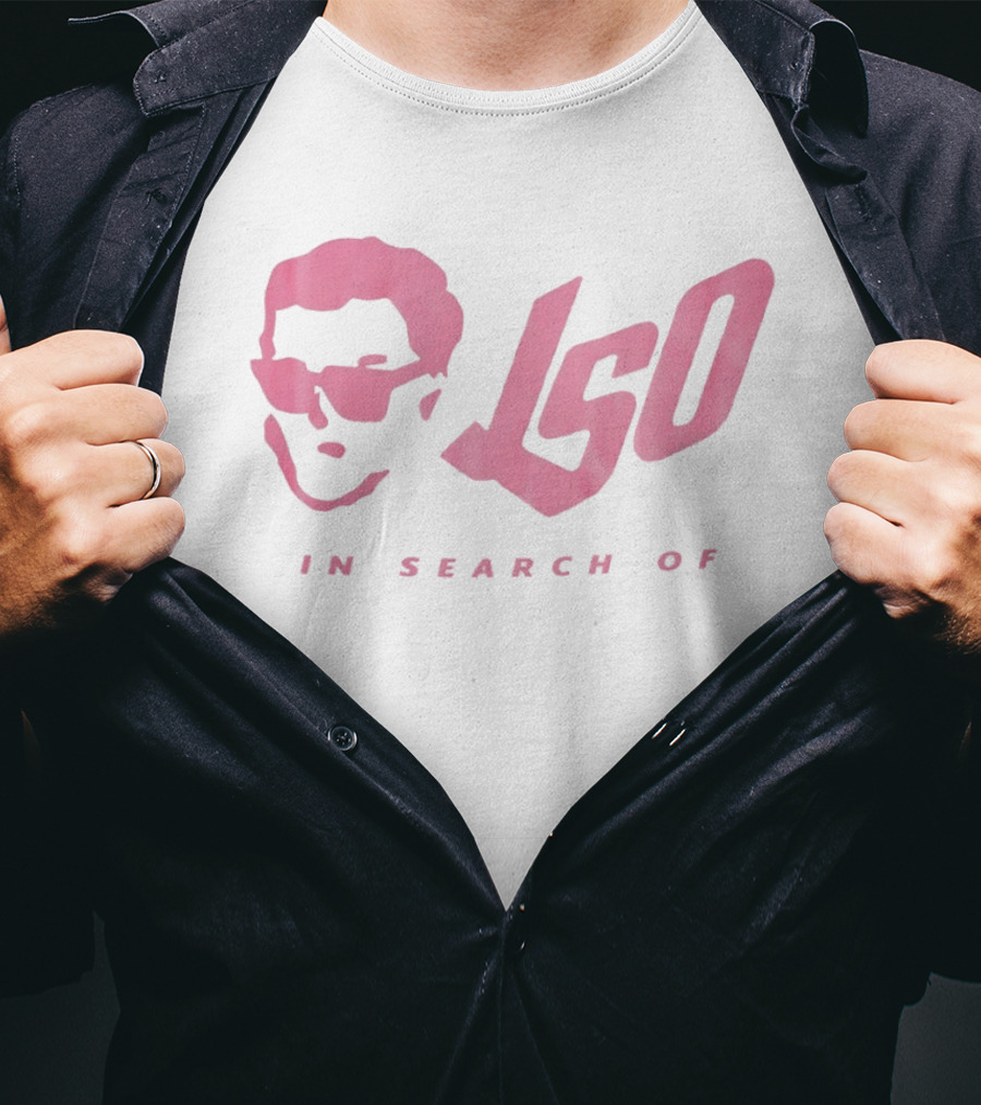 ISO In Search Of Stylized Sunglasses Portrait In Pink T-Shirt