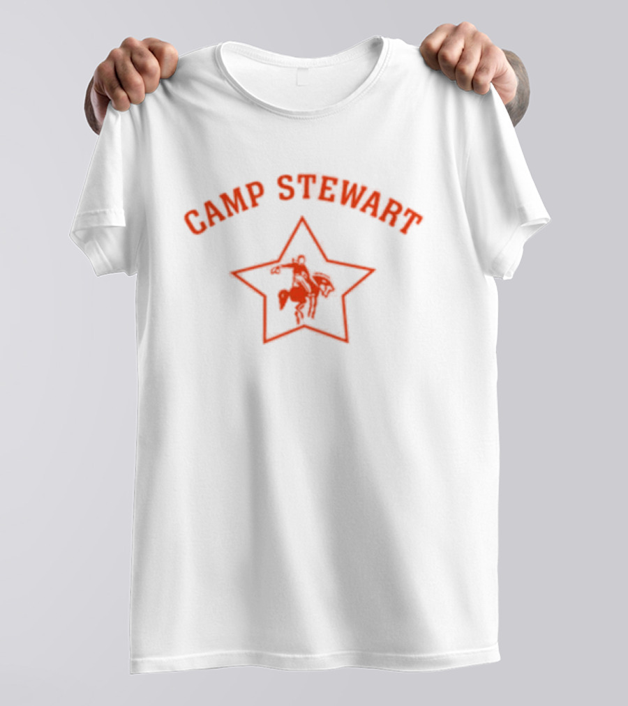 Camp Stewart Star Design With Horse T-Shirt