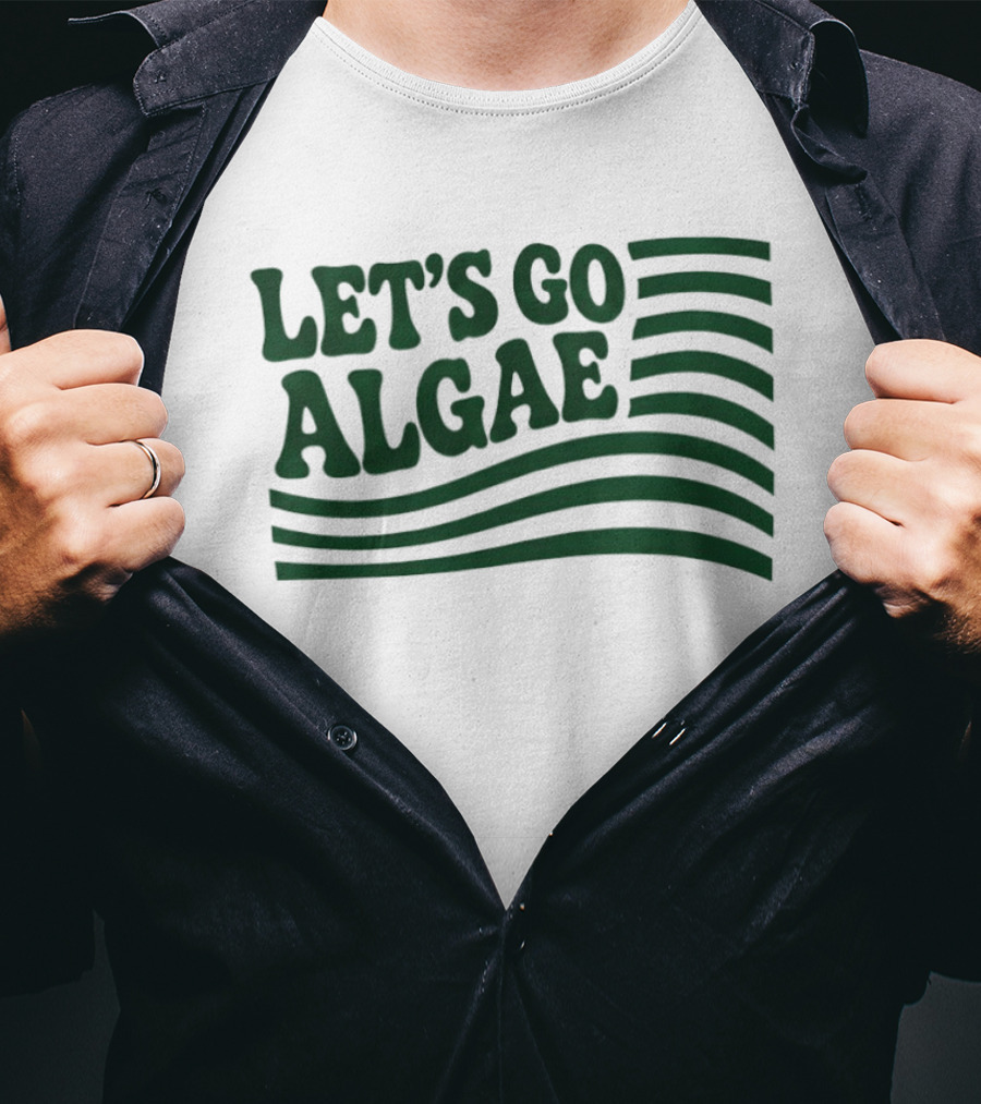 Let's Go Algae Reflecting Pool Green Again Team Algae T-Shirt