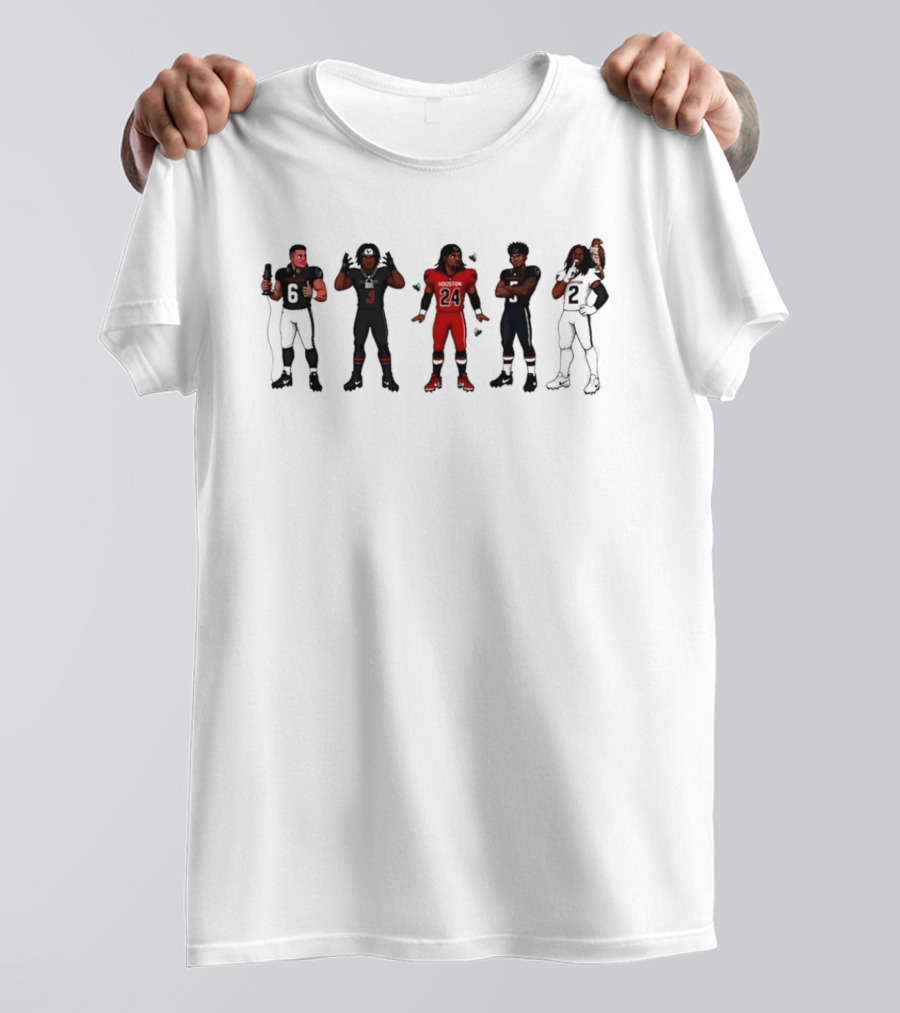 SoS Shutdown Secondary Houston Texans 8 Bit Games T-Shirt