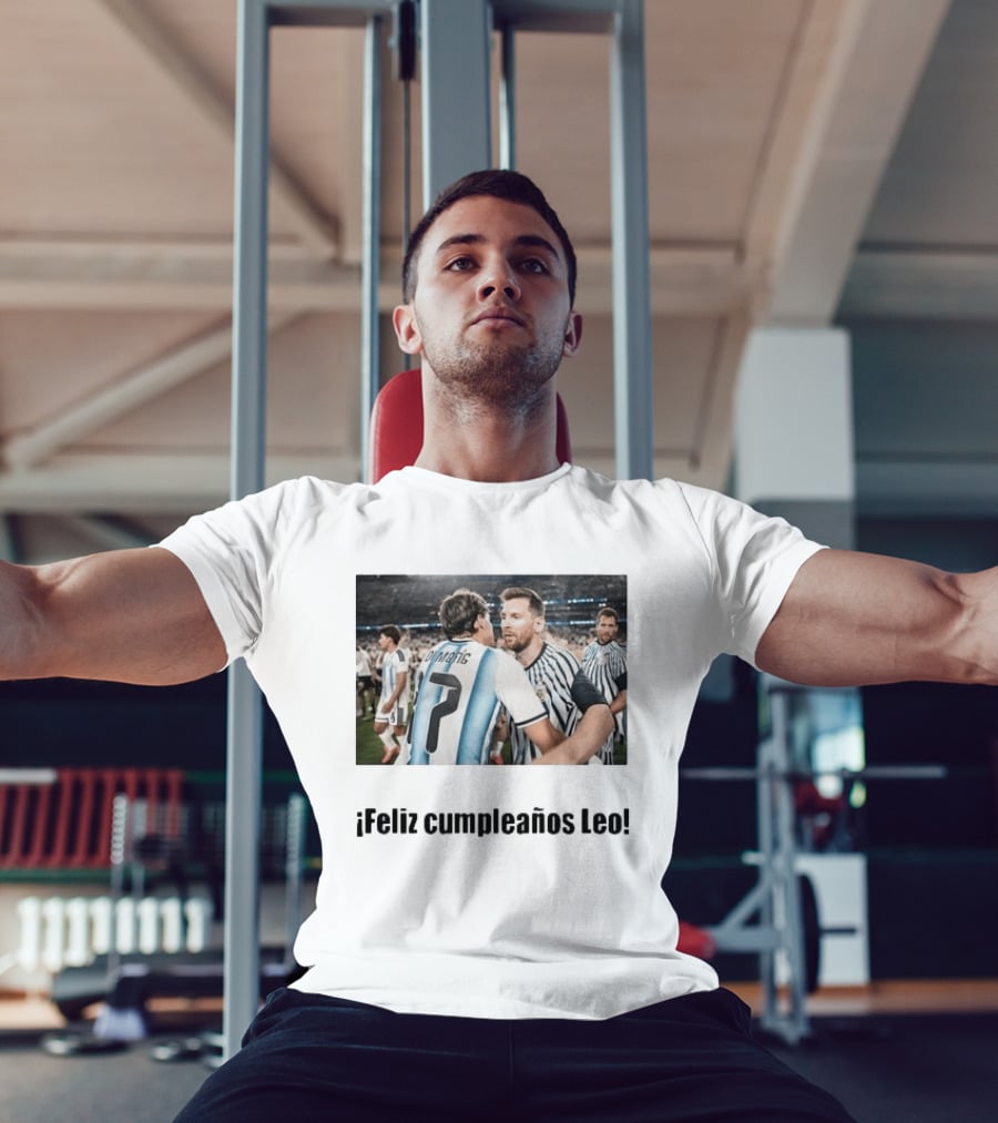 Lionel Messi 39th Birthday Argentina Feliz Cumpleaños Leo Di María Celebration T-Shirt