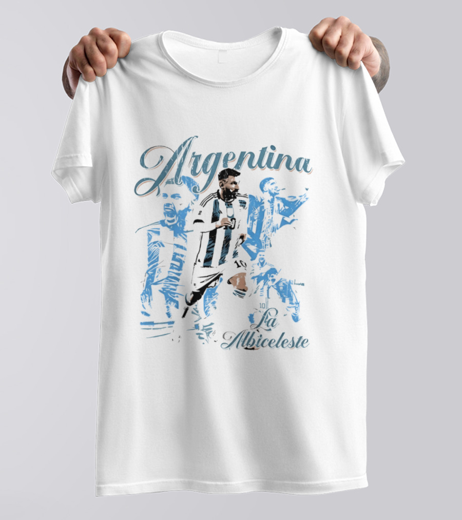 Argentina Lionel Messi Bootleg 10 T-Shirt