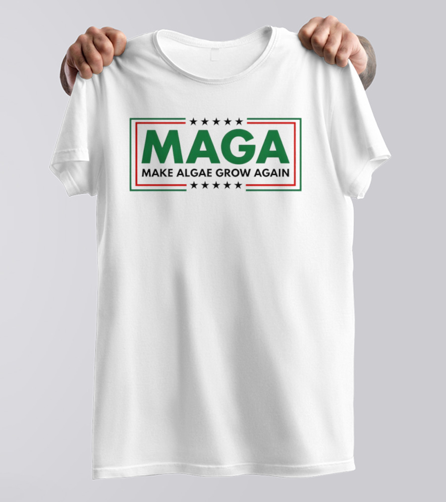 MAGA Make Algae Grow Again Stars Memorial Reflecting Pool America 2026 T-Shirt