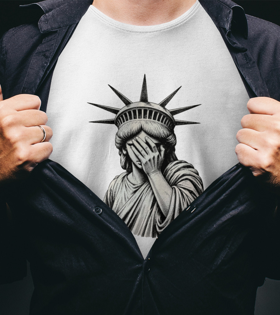 The State Of Things Statue Of Liberty Facepalm T-Shirt