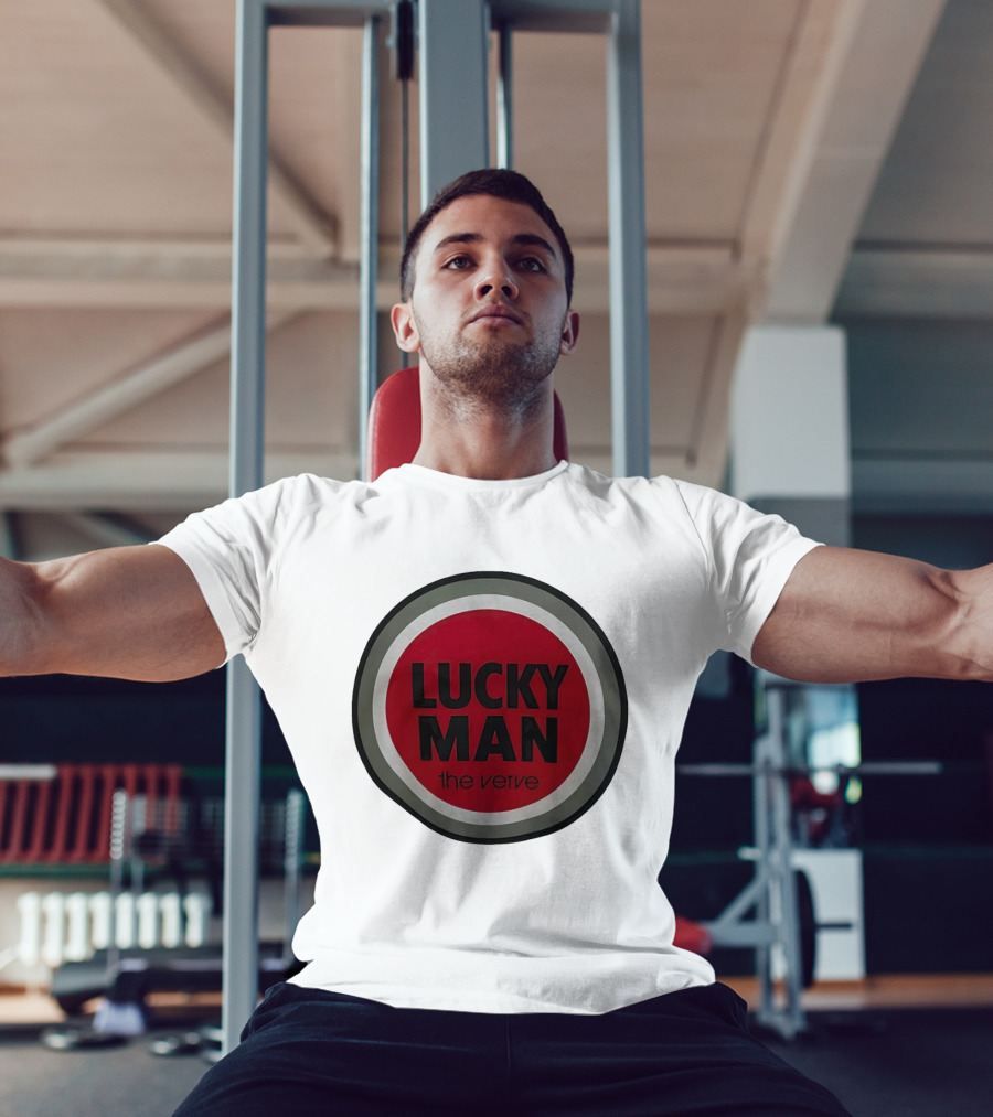 The Verve Lucky Man Red Circle T-Shirt
