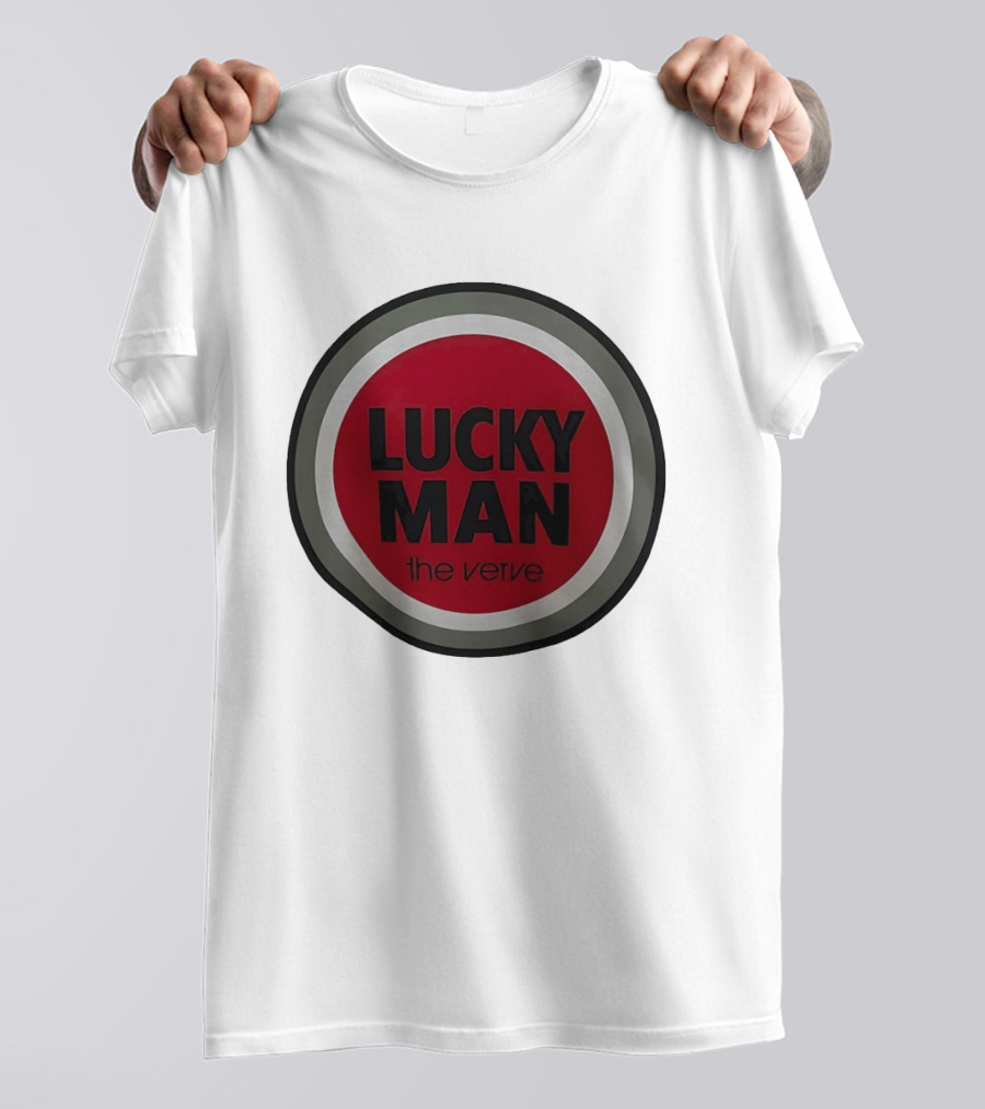 The Verve Lucky Man Red Circle T-Shirt