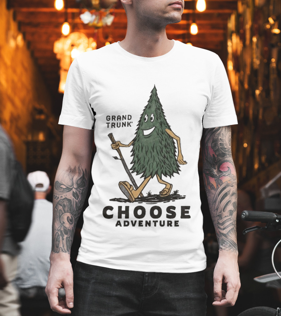 Grand Trunk Choose Adventure Walking Tree T-Shirt