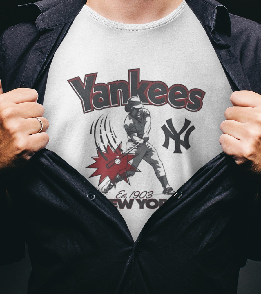 Yankees Est 1903 New York MLB Vintage Baseball Player T-Shirt