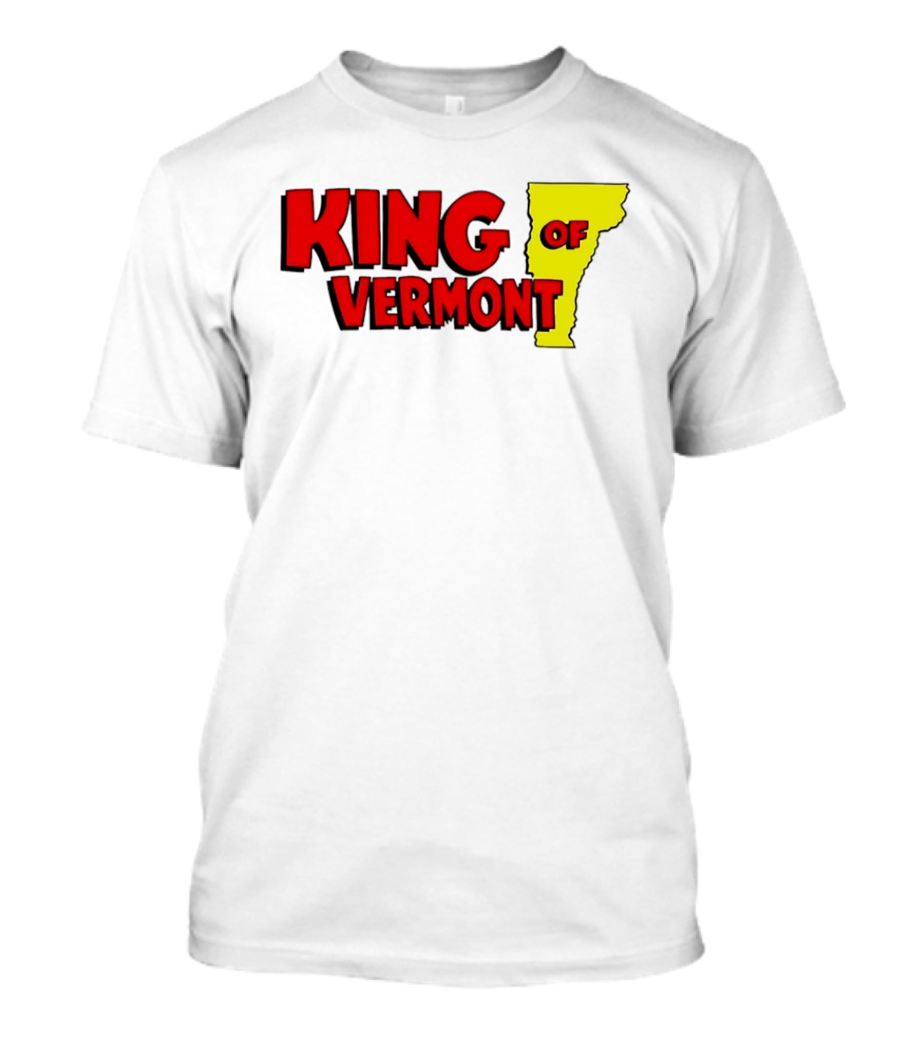 KING OF VERMONT Map T-Shirt