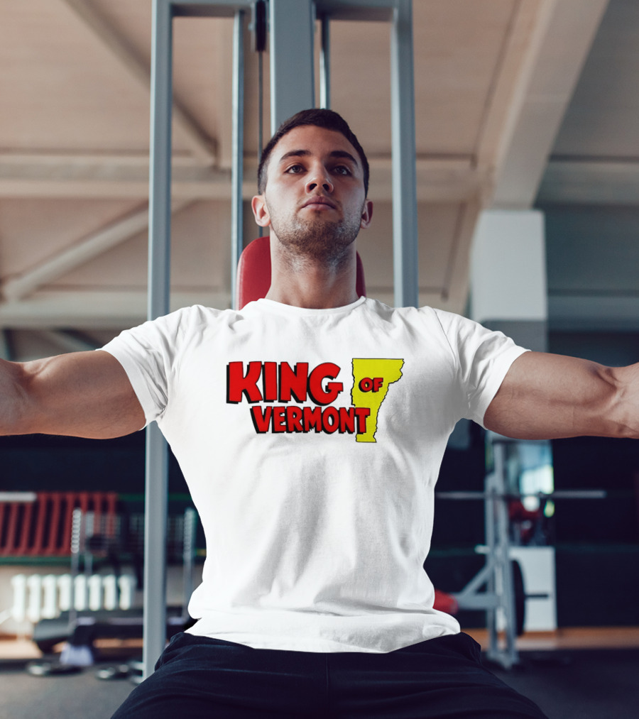 KING OF VERMONT Map T-Shirt