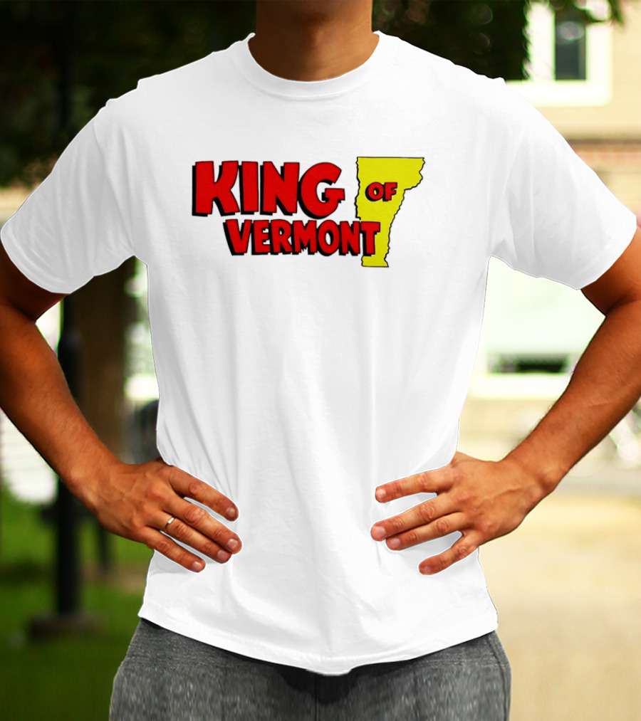KING OF VERMONT Map T-Shirt