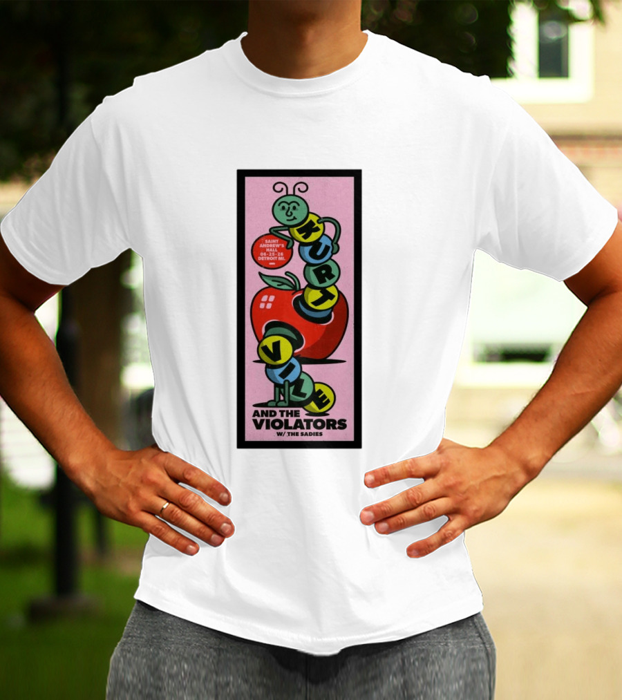 Kurt Vile And The Violators June 25 2026 Saint Andrew's Hall Detroit MI With The Sadies T-Shirt