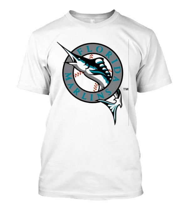 Florida Marlins MLB Baseball Team Logo Authentic Merchandise T-Shirt