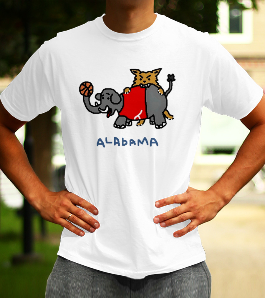 Kentucky Wildcats Vs Alabama Crimson Tide Basketball 2026 SEC Rivalry Paint T-Shirt