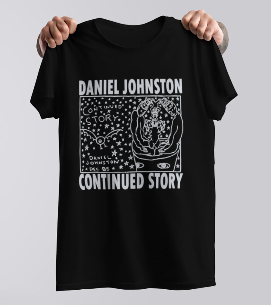 Daniel Johnston Continued Story December 1985 Starry T-Shirt