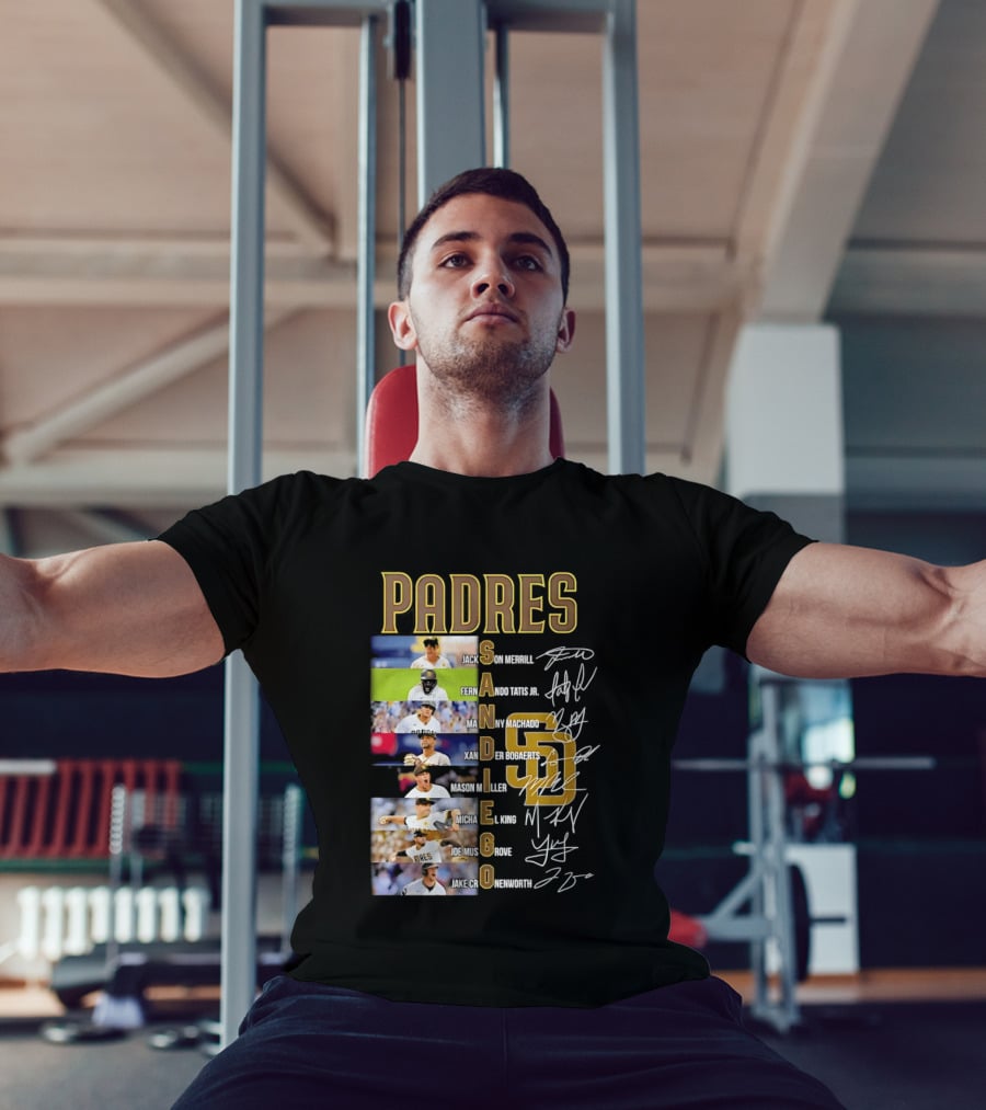San Diego Padres Fernando Tatis Jr Manny Machado Xander Bogaerts Joe Musgrove Baseball T-Shirt
