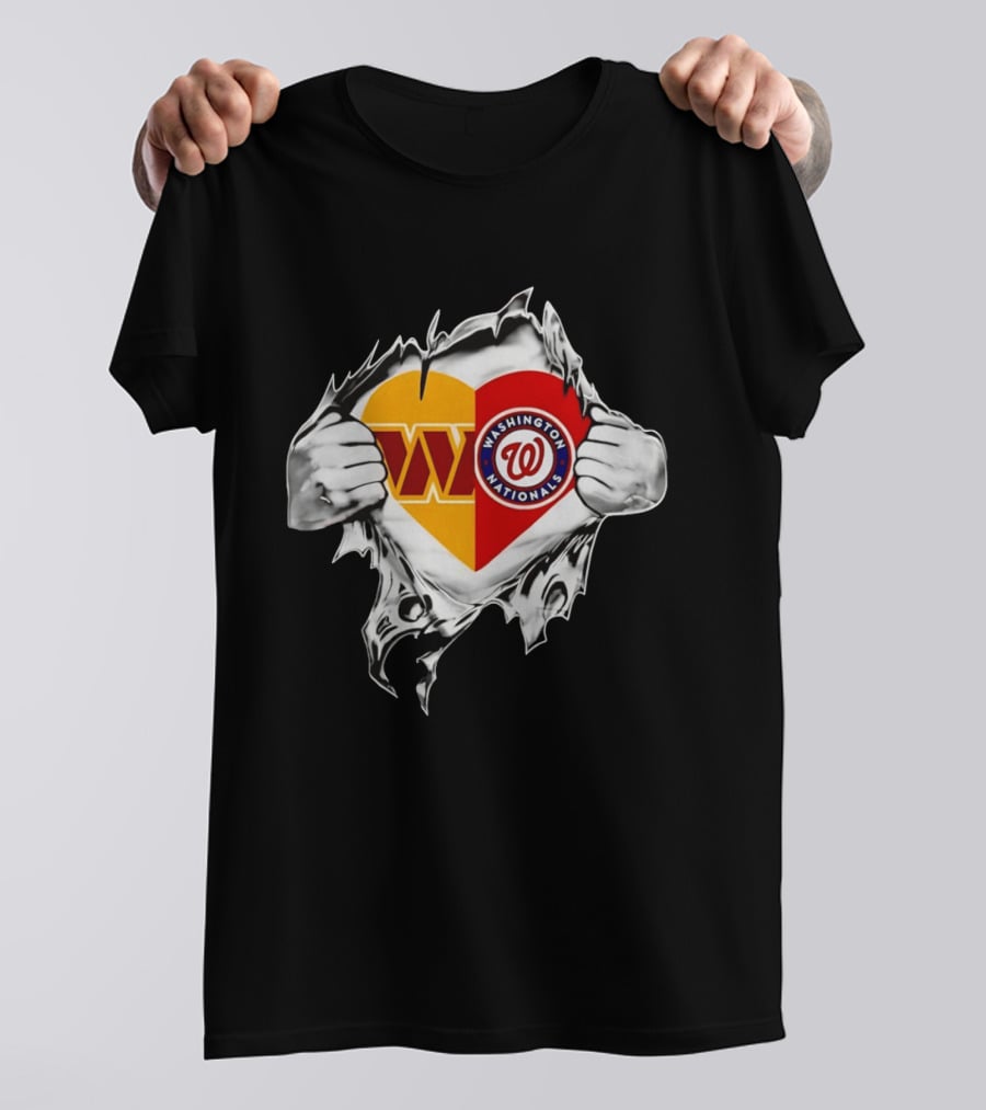 Washington Commanders Nationals Heartfelt Fan Passion T-Shirt