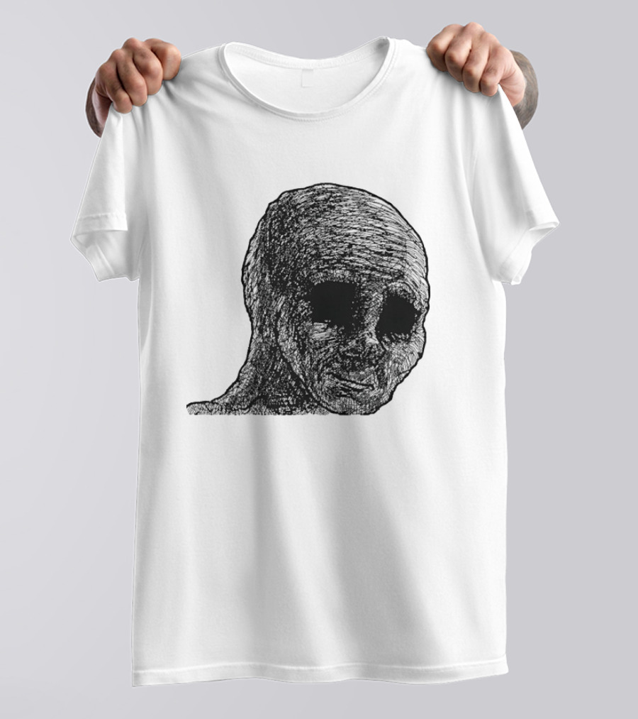Withered Wojak Feels Doomer Meme Aesthetic T-Shirt