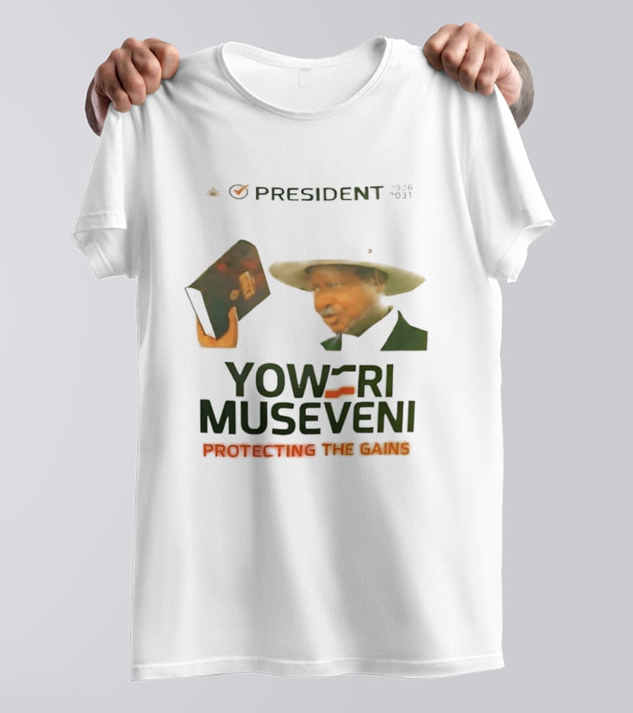 President Yoweri Museveni 2026 2031 Protecting The Gains T-Shirt