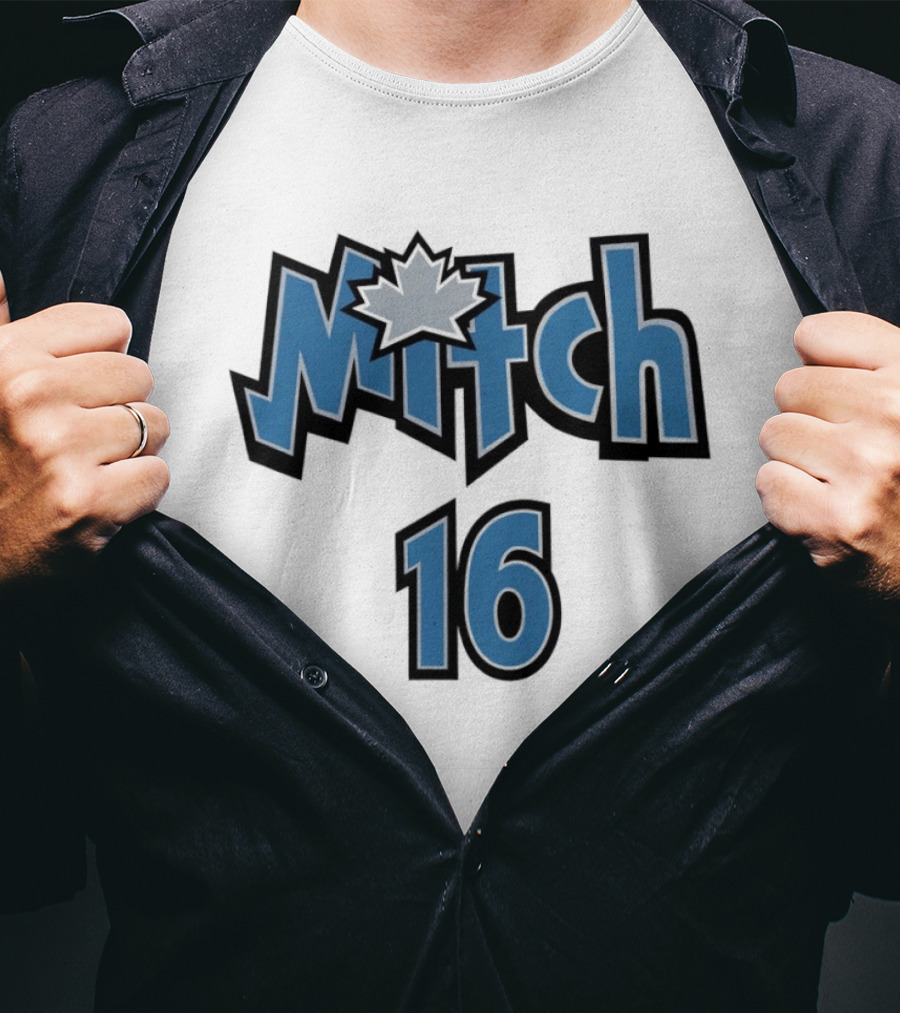Mitch 16 Toronto Maple Leafs NHL Hockey Star T-Shirt