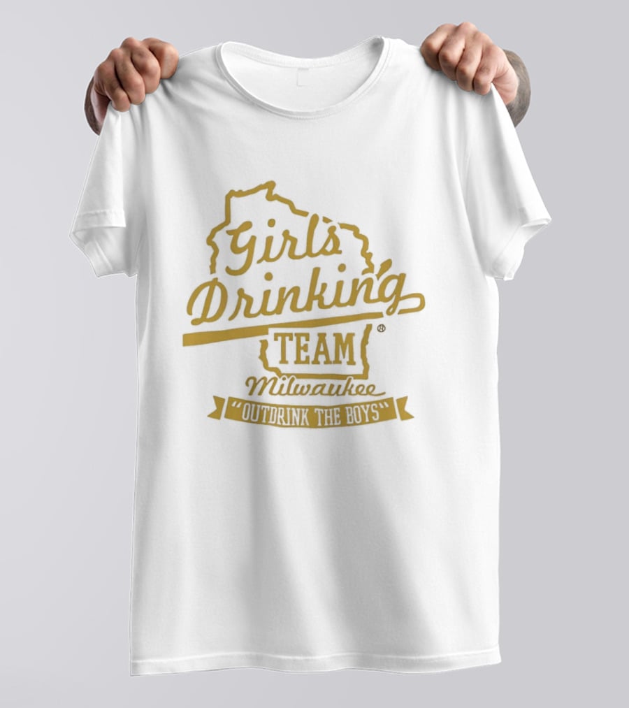 Girl's Drinking Team Milwaukee Wisconsin T-Shirt