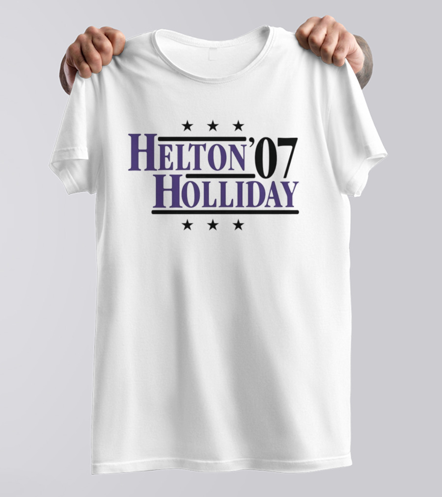 Helton Holliday 2007 Colorado Rockies Stars T-Shirt