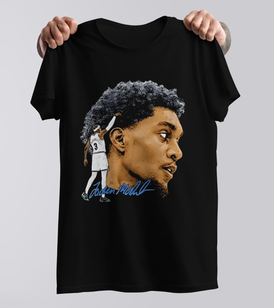 Anthony Edwards Minnesota Timberwolves Jordan McLaughlin Signature T-Shirt