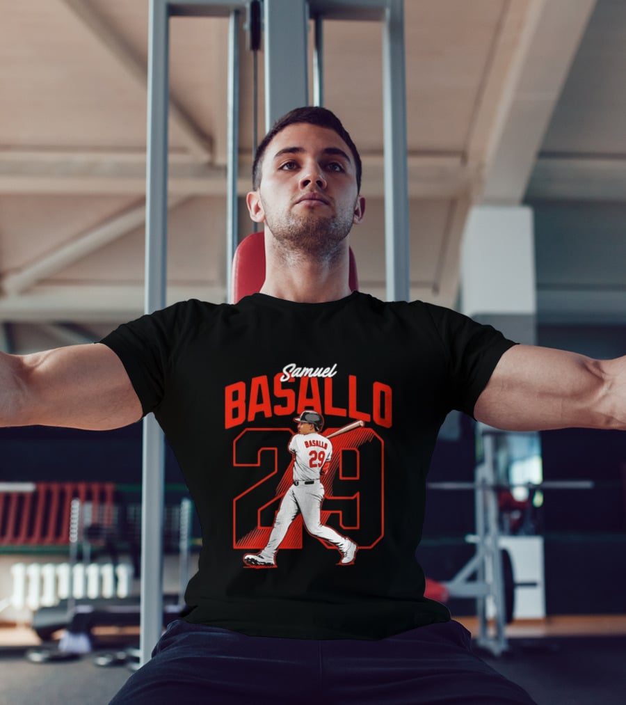 Samuel Basallo 29 Baltimore Orioles Baseball Player T-Shirt