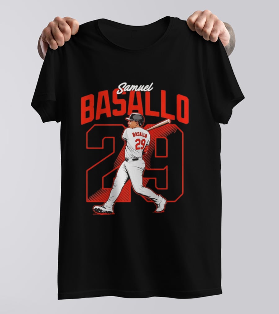 Samuel Basallo 29 Baltimore Orioles Baseball Player T-Shirt