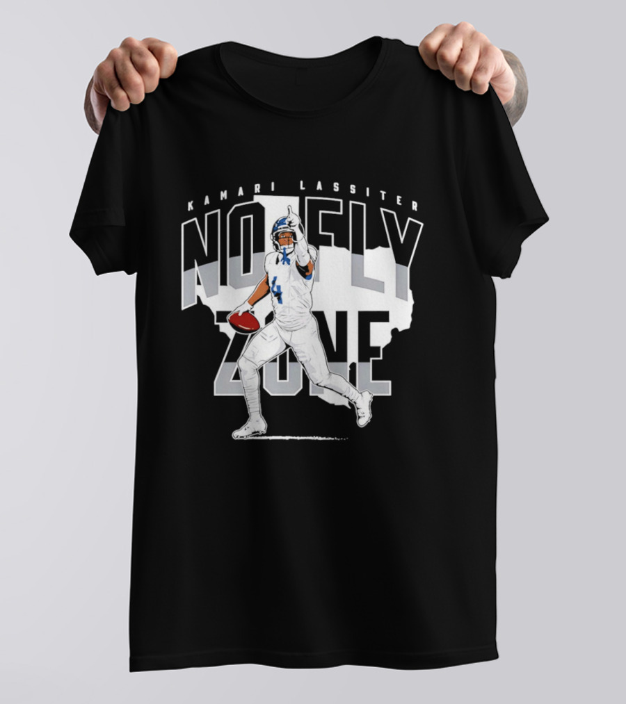 Kamari Lassiter No Fly Zone Football T-Shirt