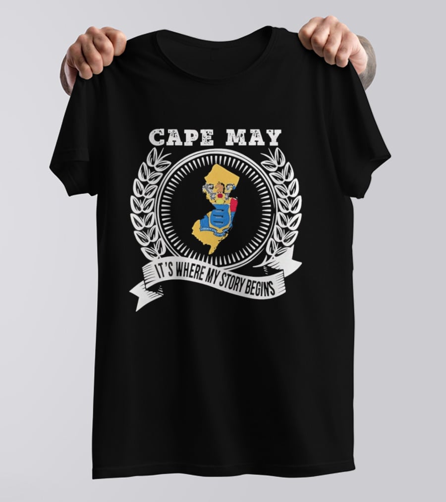 Cape May New Jersey It's Where My Story Begins T-Shirt