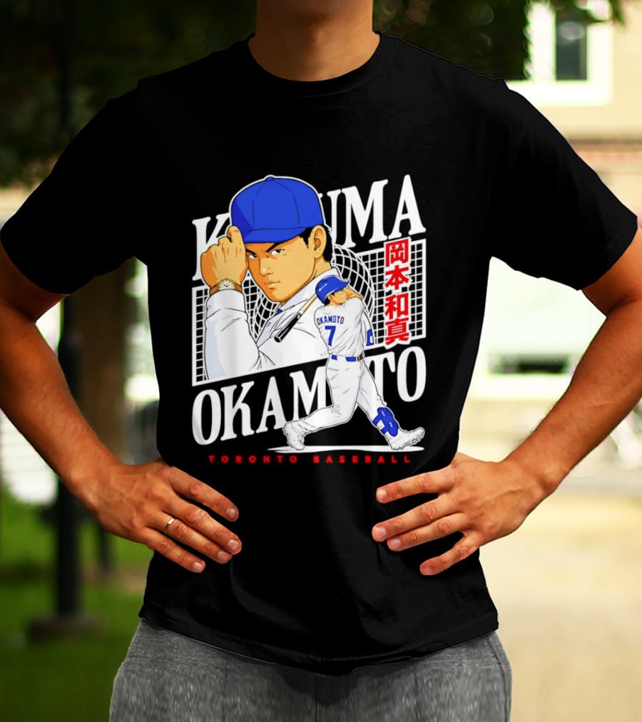 Kazuma Okamoto Toronto Baseball Anime T-Shirt