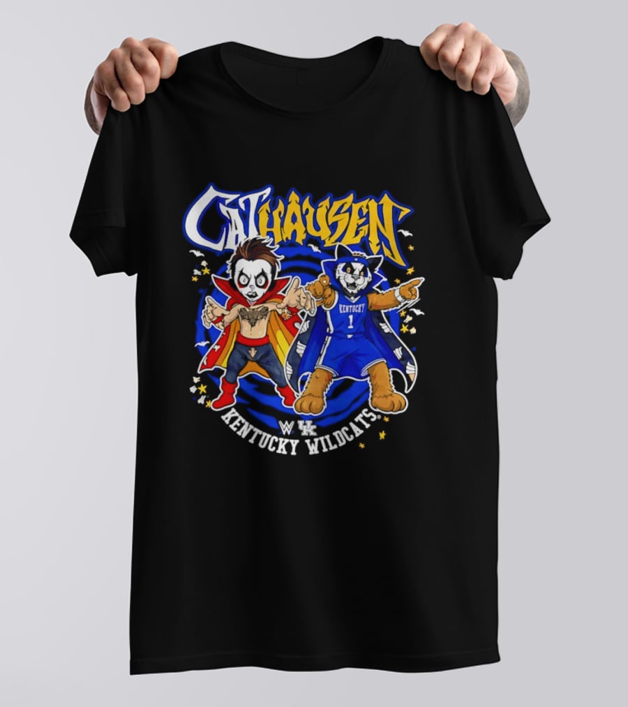 CatHausen Danhausen With Kentucky Wildcats Collaboration T-Shirt