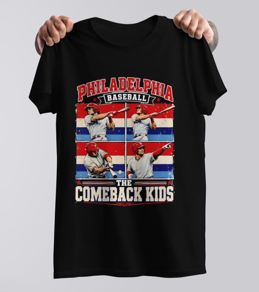 Philadelphia Baseball The Comeback Kids T-Shirt