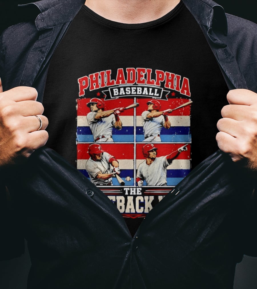 Philadelphia Baseball The Comeback Kids T-Shirt