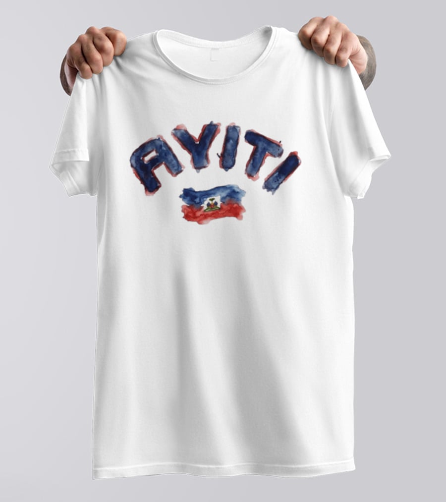 Ayiti Flag Haiti Pride Celebration With Haitian Flag T-Shirt