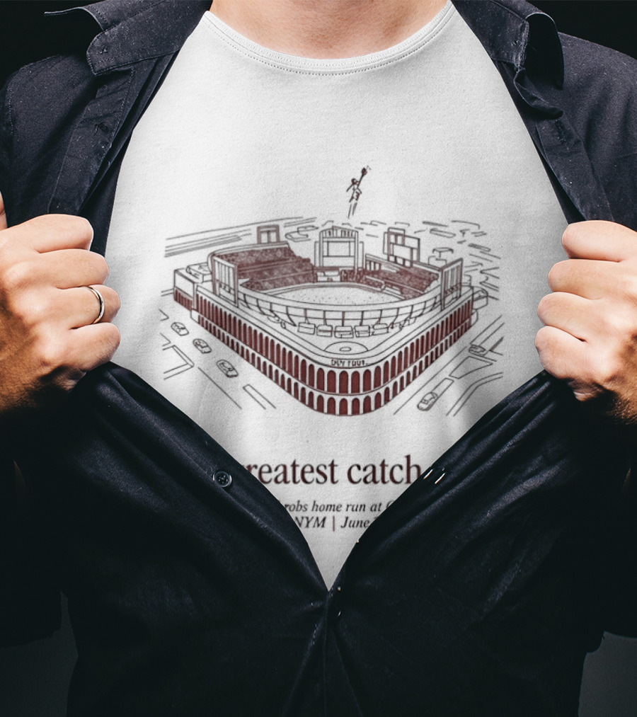 The Greatest Catch Ever Derek Hill Solo Home Run At Citi Field Mets T-Shirt