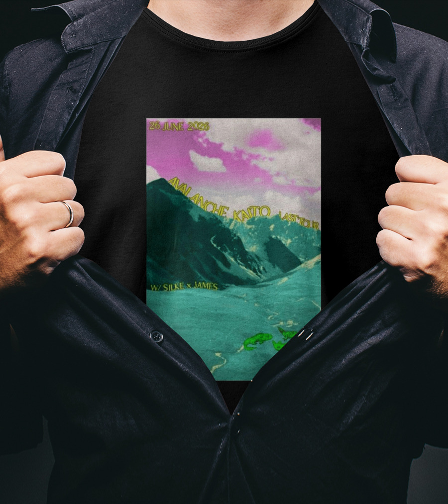 Avalanche Kaito Last Tour 26 June 2026 Magasin 4 Brussels With Silke And James T-Shirt
