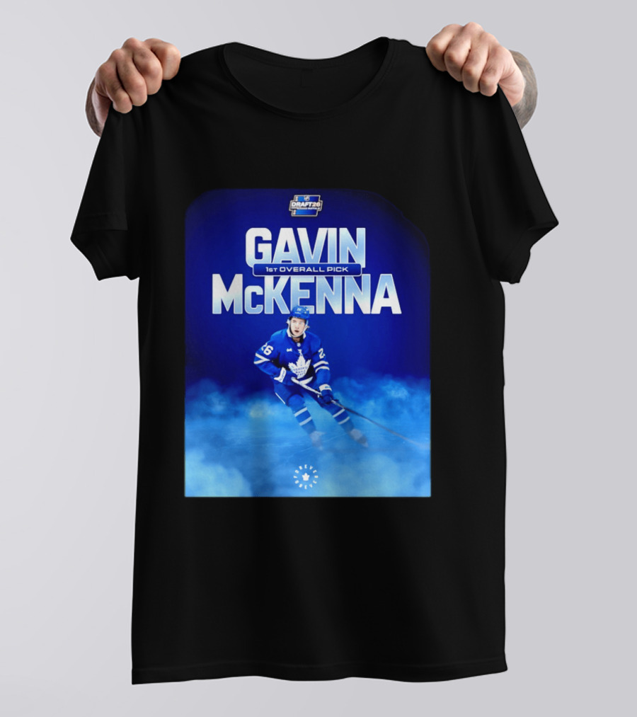 Gavin McKenna 1st Overall Pick 2026 NHL Draft Toronto Maple Leafs T-Shirt