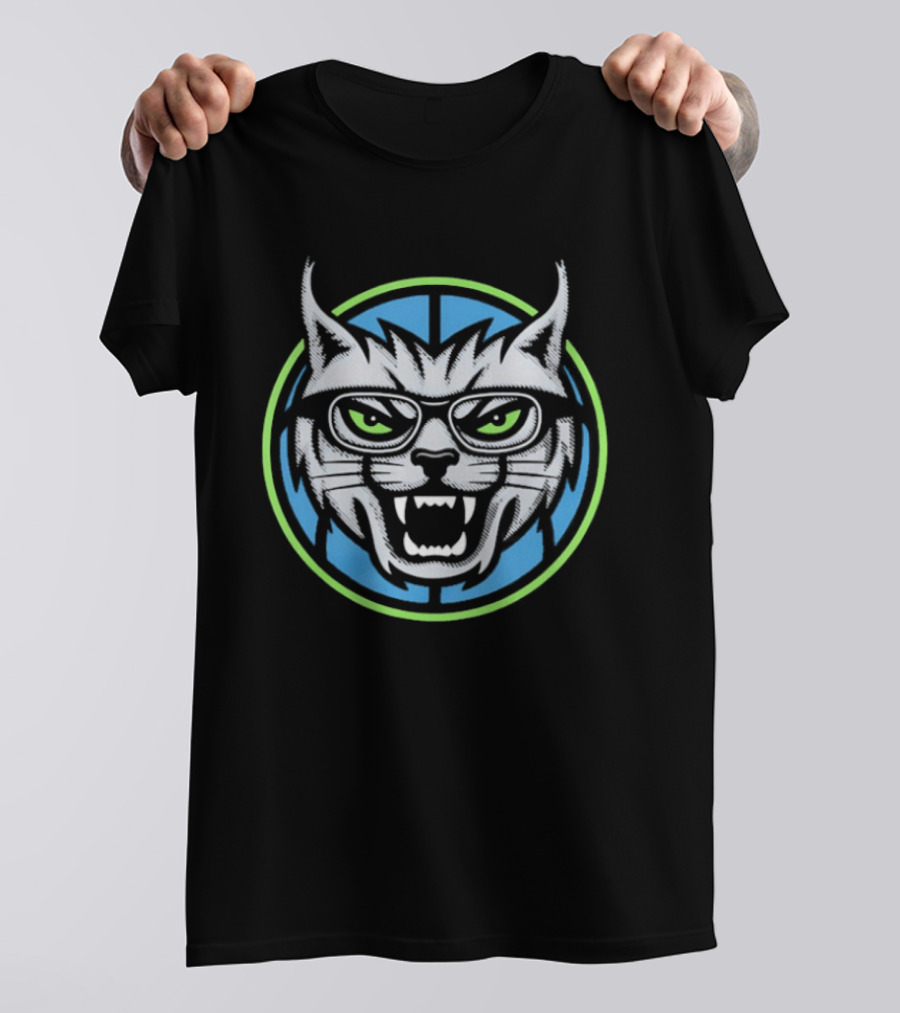 Minnesota Lynx Basketball Goggles Cat T-Shirt