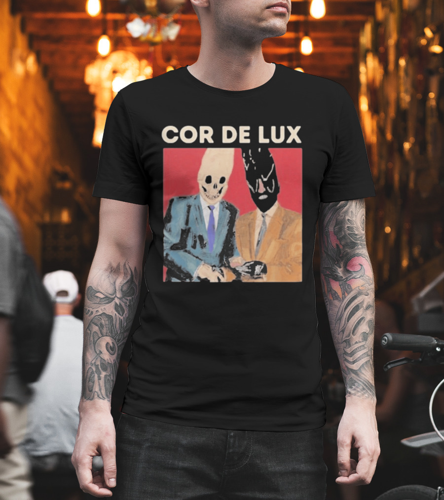 COR DE LUX Surreal Suited Figures T-Shirt